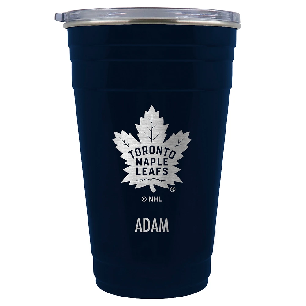 Toronto Maple Leafs Team Logo 22oz. Personalized Tailgater Travel Tumbler