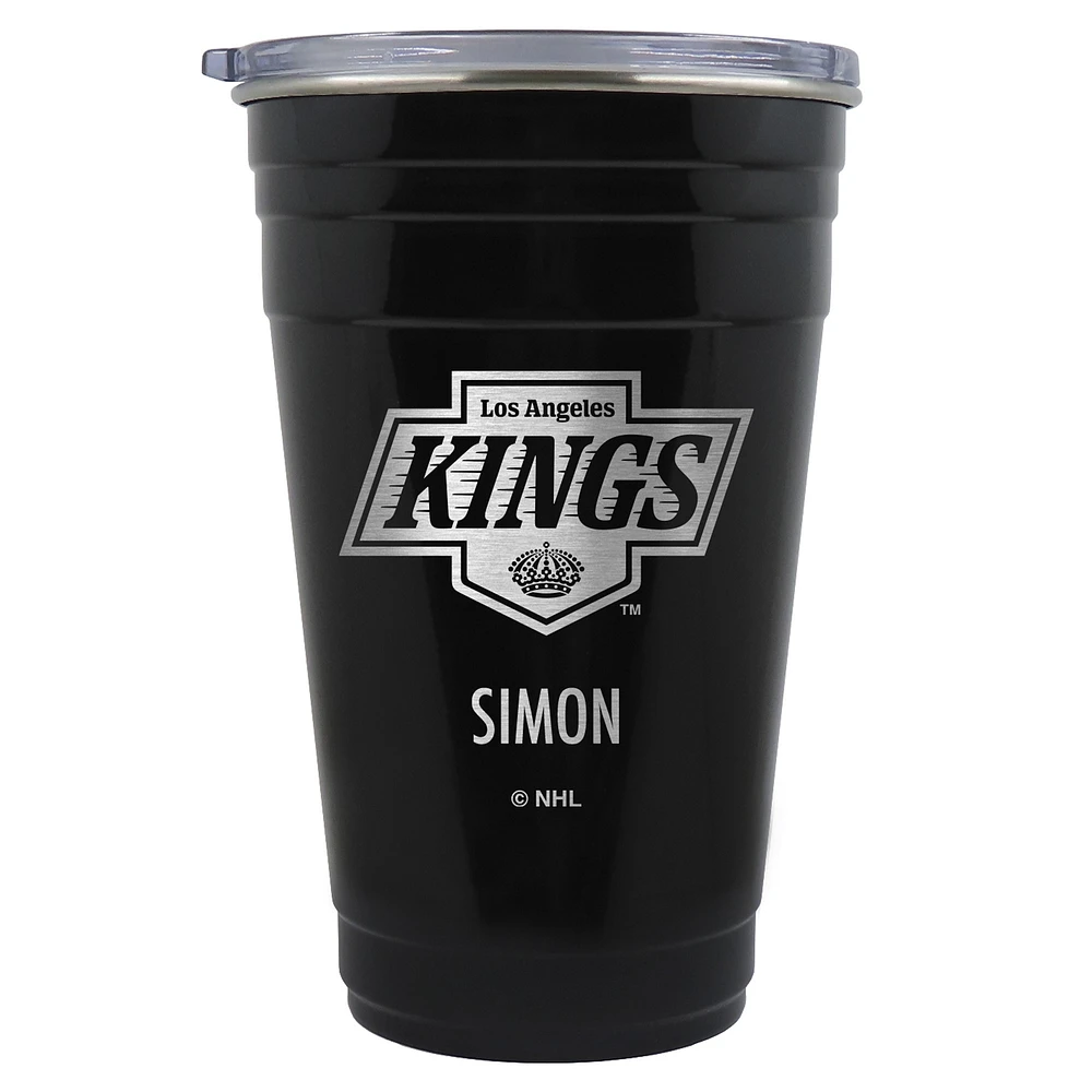 Los Angeles Kings Team Logo 22oz. Personalized Tailgater Travel Tumbler