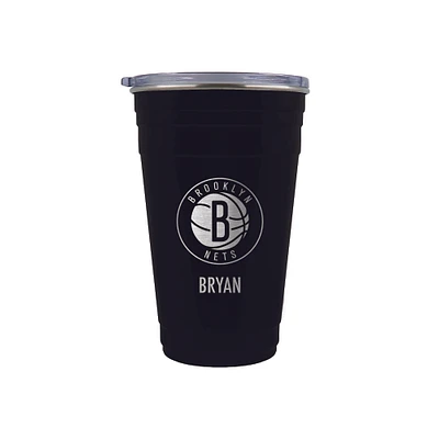 Brooklyn Nets Team Logo 22oz. Personalized Tailgater Travel Tumbler