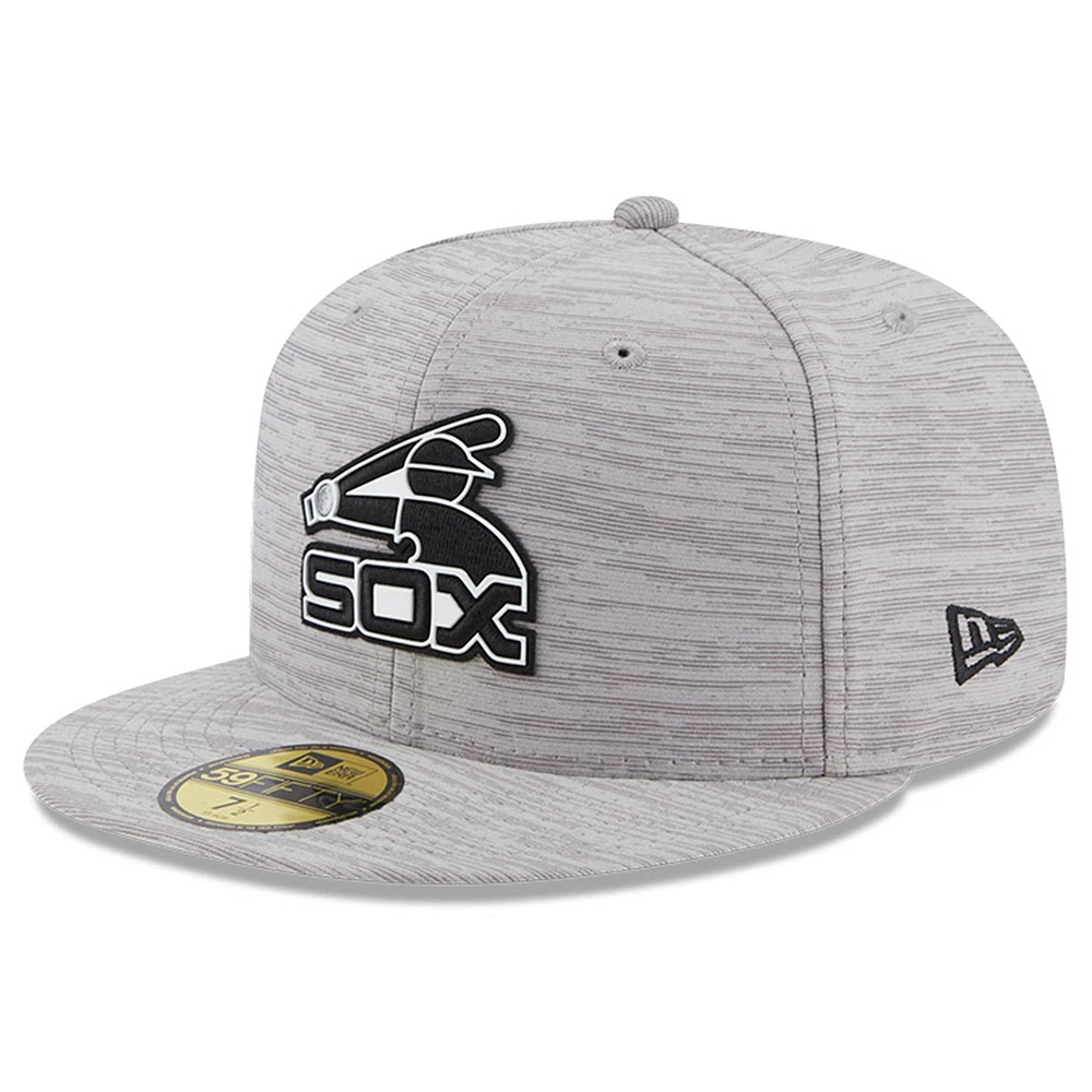 Men's New Era Gray Chicago White Sox 2023 Clubhouse 59FIFTY Fitted Hat