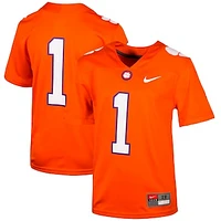 Toddler Nike #1 Orange Clemson Tigers Untouchable Football Jersey