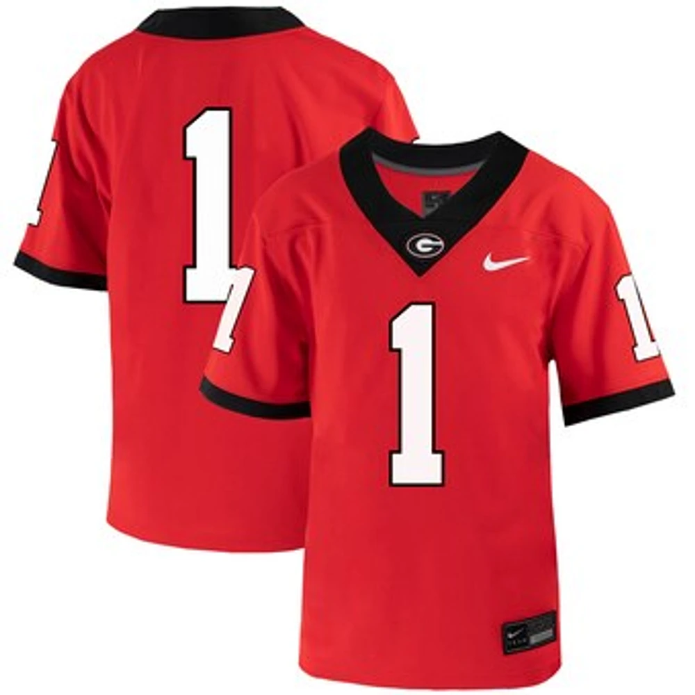 Youth Nike #1 Georgia Bulldogs 1st Armored Division Old Ironsides Untouchable Football Jersey