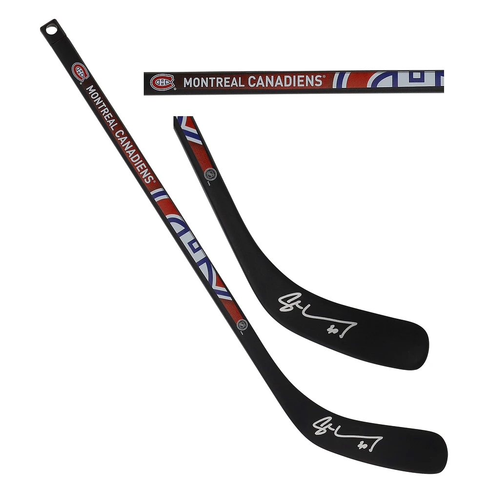 Juraj Slafkovsky Montreal Canadiens Autographed Mini Composite Hockey Stick