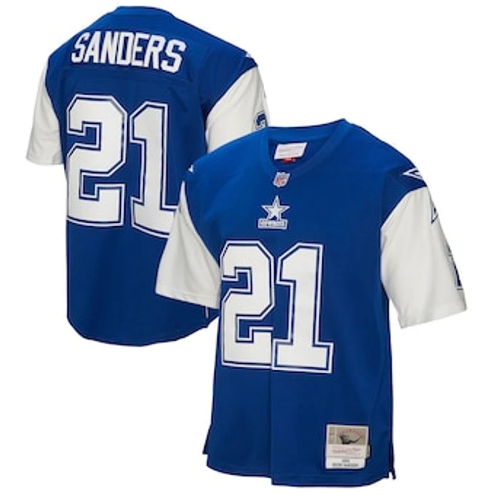 Men's Mitchell & Ness Deion Sanders Blue Dallas Cowboys 1995 Legacy Replica Jersey