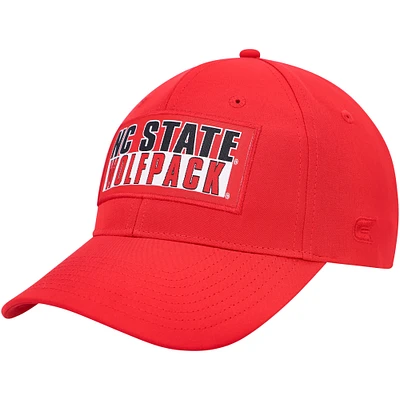 Men's Colosseum Red NC State Wolfpack Positraction Snapback Hat