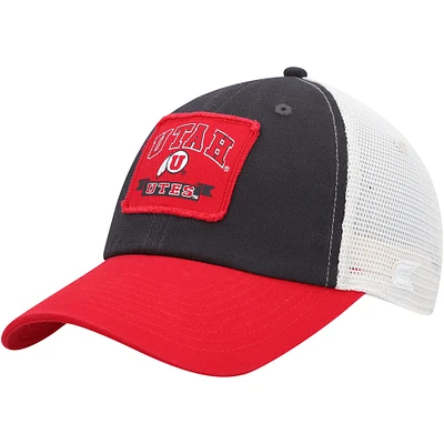 Men's Colosseum Charcoal Utah Utes Objection Snapback Hat