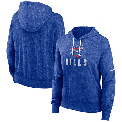 Women's Nike Royal Buffalo Bills Gym Vintage Lightweight Pullover Hoodie