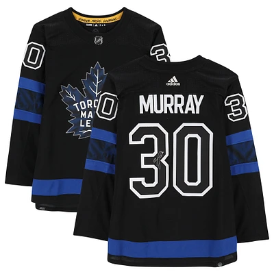 Matt Murray Toronto Maple Leafs Autographed Black Alternate Adidas Authentic Jersey