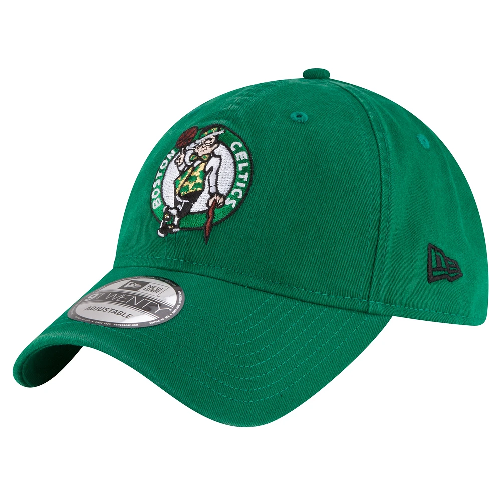Men's New Era Kelly Green Boston Celtics Team 2.0 9TWENTY Adjustable Hat