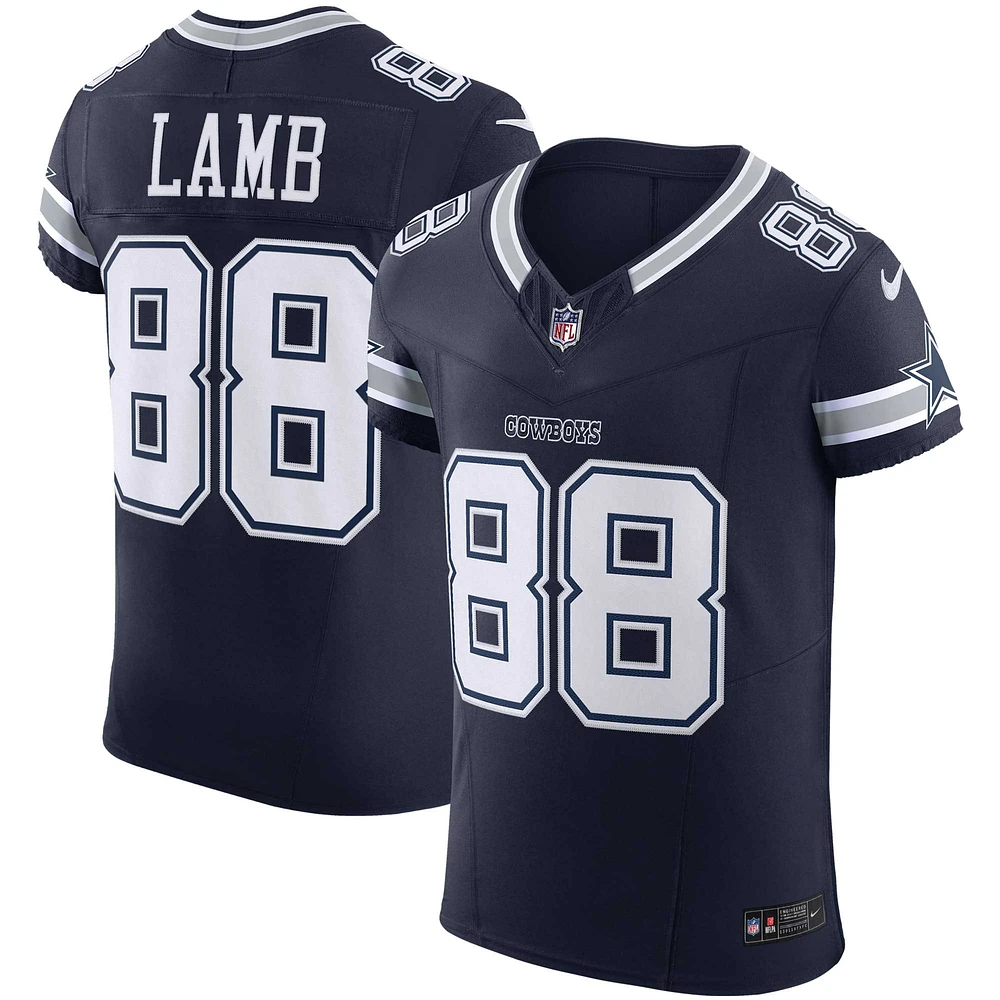 Men's Nike CeeDee Lamb Navy Dallas Cowboys  Vapor F.U.S.E. Elite Jersey