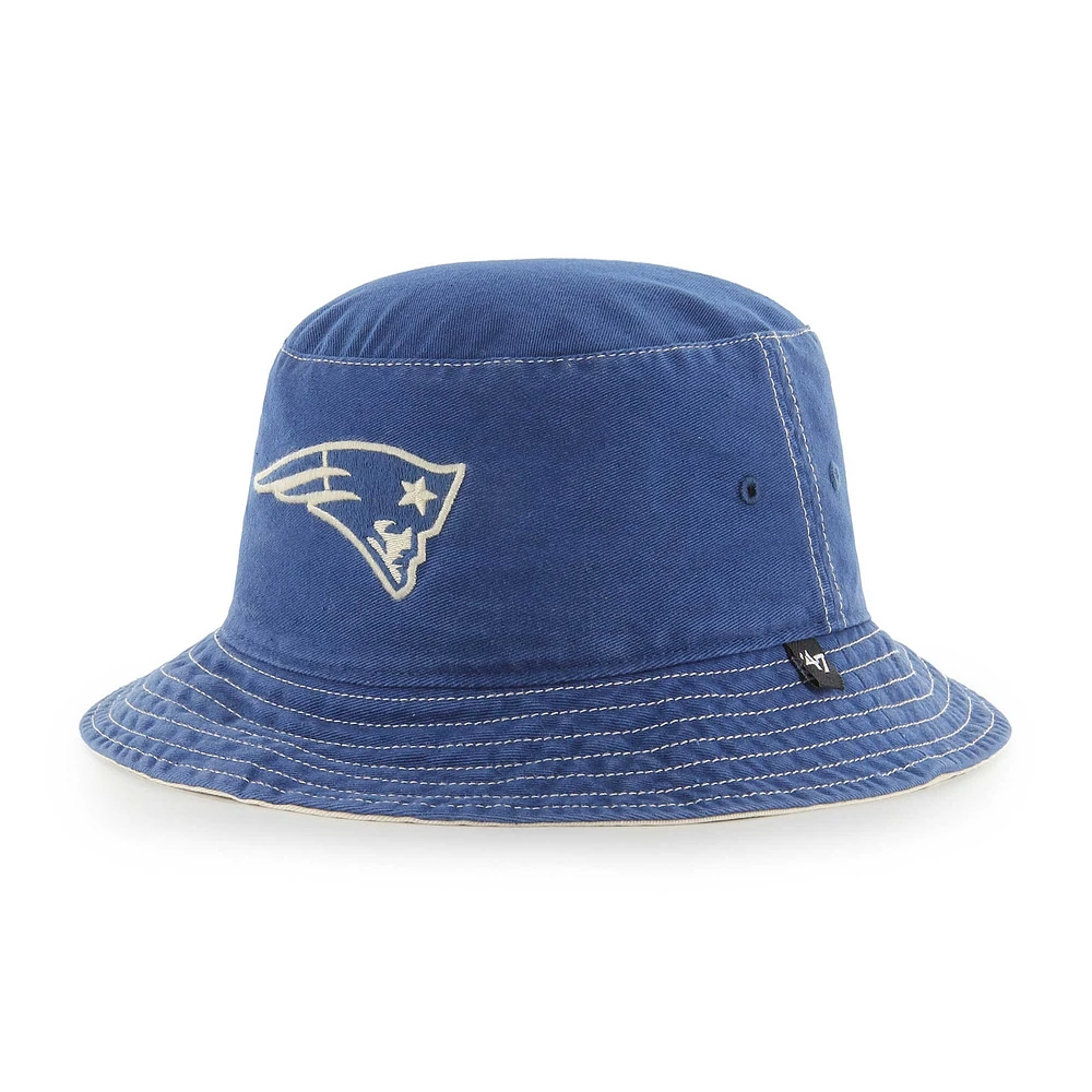 Men's '47 Navy New England Patriots Trailhead Bucket Hat