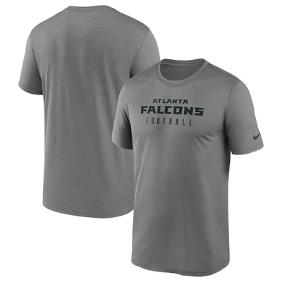 Men's Nike Heather Gray Atlanta Falcons Sideline Legend Performance T-Shirt