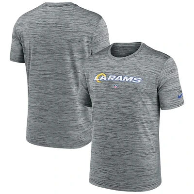 Men's Nike Gray Los Angeles Rams Velocity Performance T-Shirt