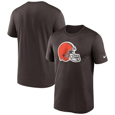 Men's Nike Brown Cleveland Browns Primetime Legend Logo Performance T-Shirt