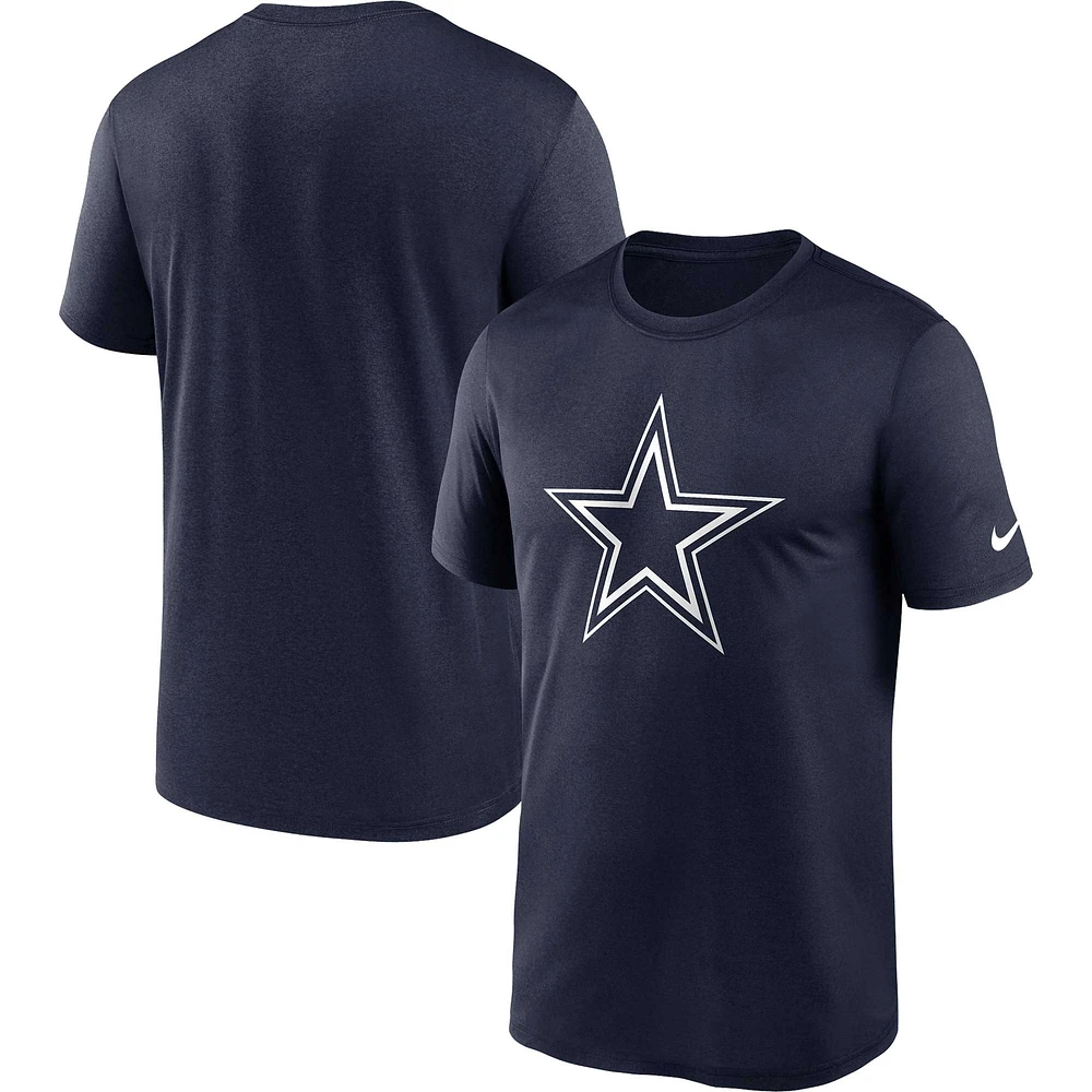 Men's Nike Navy Dallas Cowboys Primetime Legend Logo Performance T-Shirt