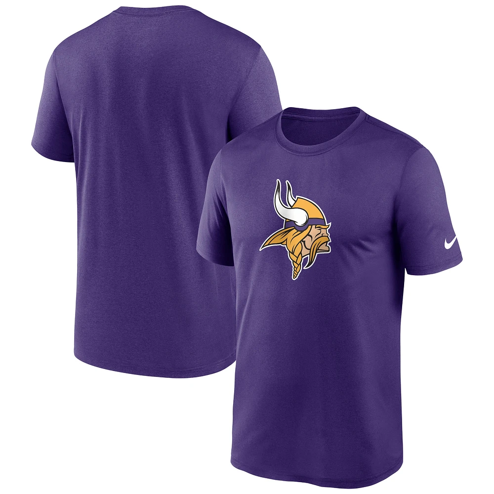 Men's Nike Purple Minnesota Vikings Primetime Legend Logo Performance T-Shirt