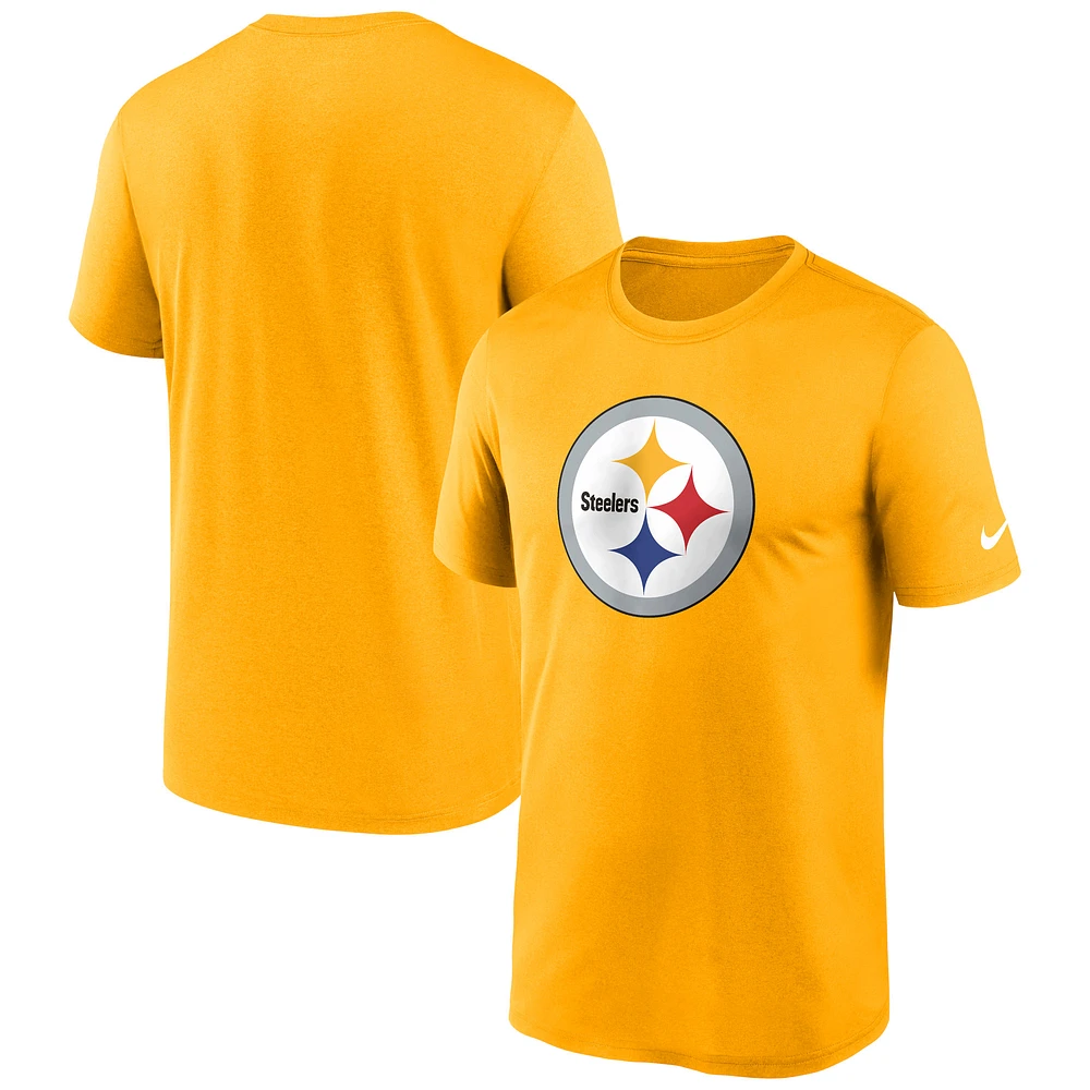 Men's Nike Gold Pittsburgh Steelers Primetime Legend Logo Performance T-Shirt