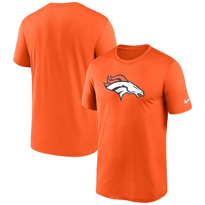 Men's Nike Orange Denver Broncos Primetime Legend Logo Performance T-Shirt