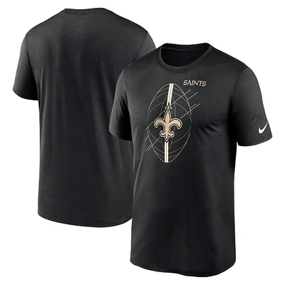 Men's Nike Black New Orleans Saints Legend Icon Performance T-Shirt