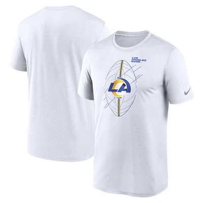 Men's Nike White Los Angeles Rams Legend Icon Performance T-Shirt