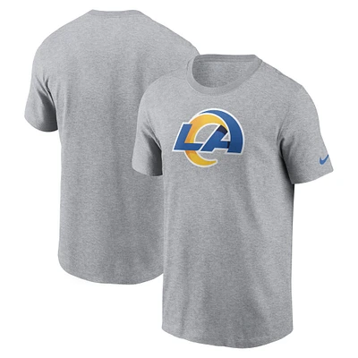 Men's Nike Gray Los Angeles Rams Logo Essential T-Shirt