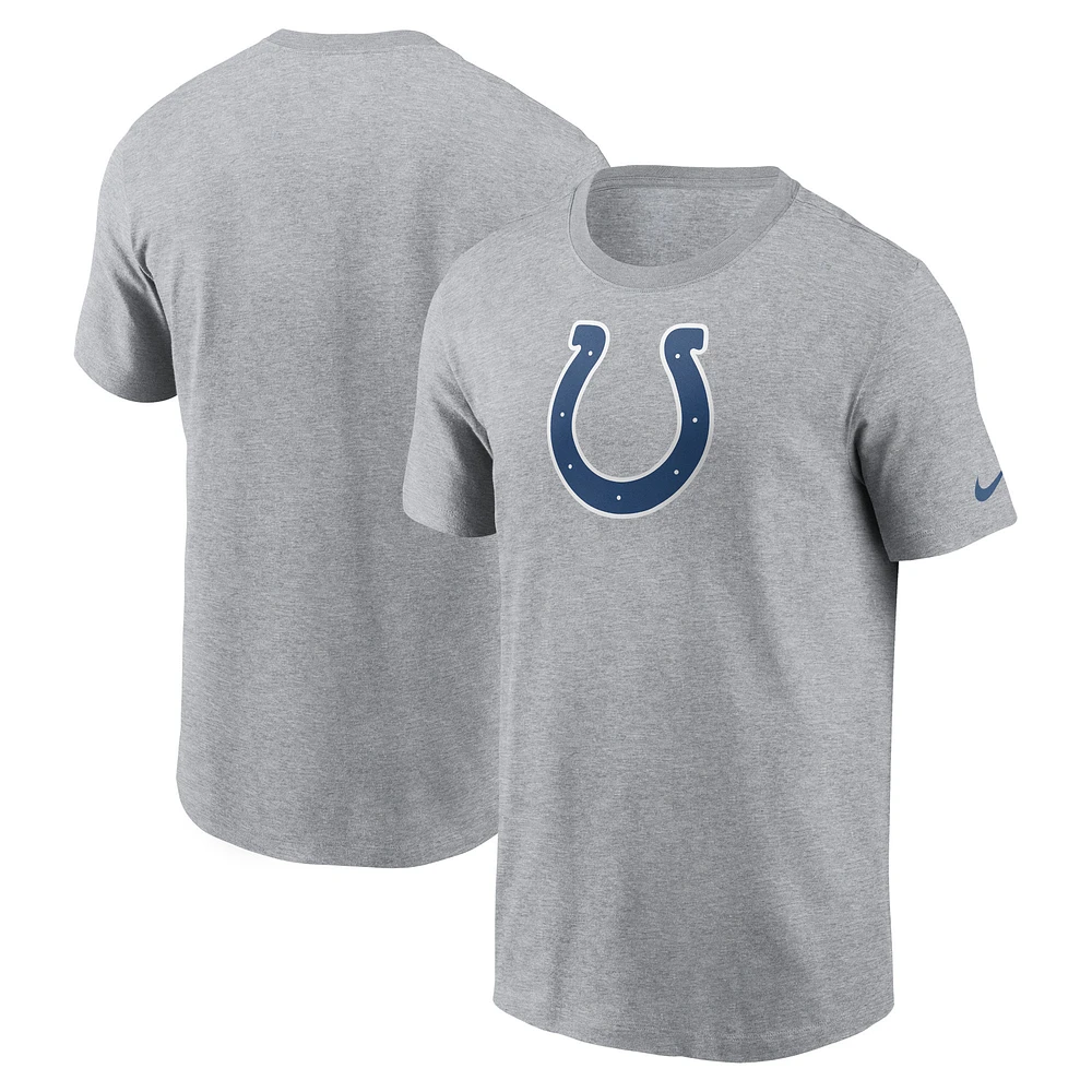 Men's Nike Gray Indianapolis Colts Primary Logo T-Shirt