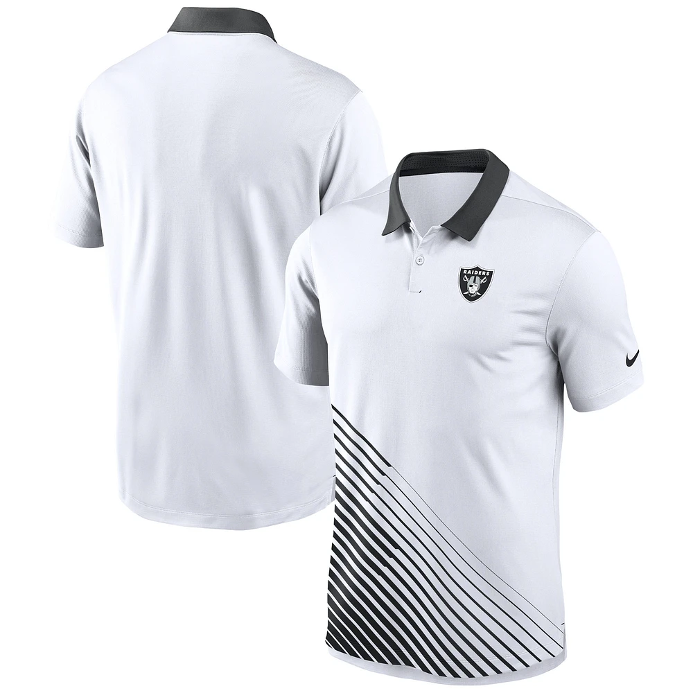 Men's Nike White Las Vegas Raiders Vapor Performance Polo