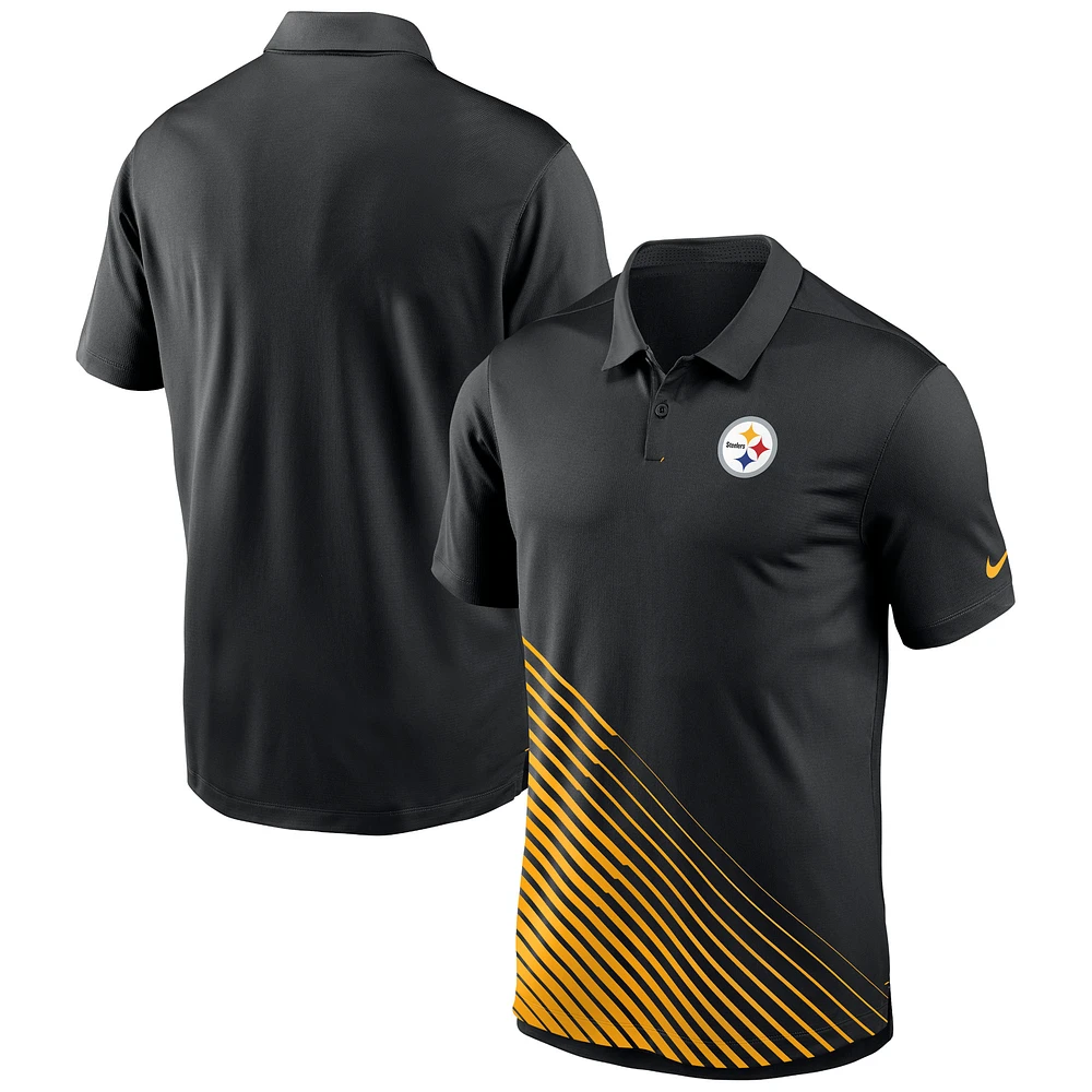 Men's Nike Black Pittsburgh Steelers Vapor Performance Polo