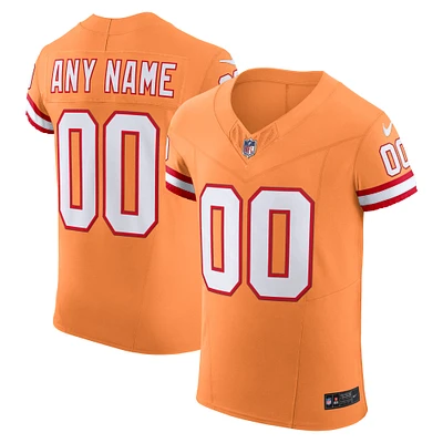 Men's Nike Orange Tampa Bay Buccaneers Vapor F.U.S.E. Elite Custom Jersey