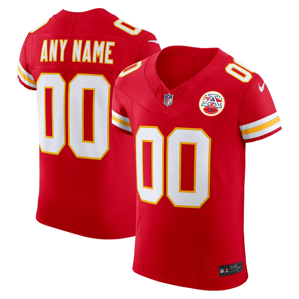 Men's Nike Red Kansas City Chiefs Vapor F.U.S.E. Elite Custom Jersey