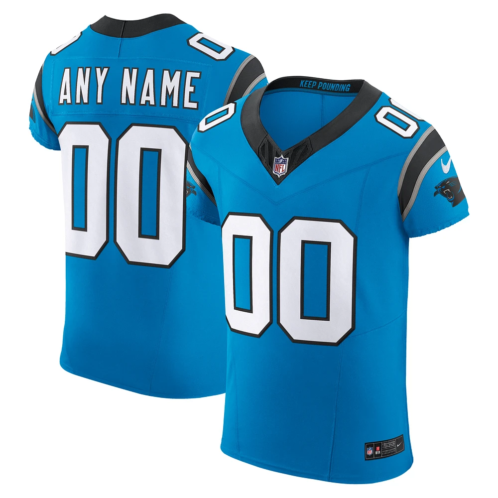 Men's Nike Blue Carolina Panthers Vapor F.U.S.E. Elite Custom Jersey