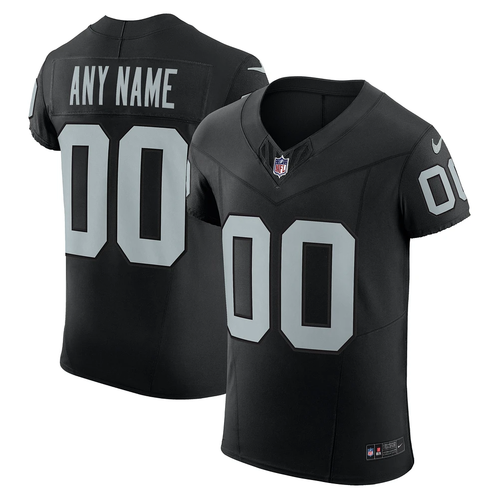 Men's Nike Black Las Vegas Raiders Vapor F.U.S.E. Elite Custom Jersey