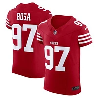 Men's Nike Nick Bosa Scarlet San Francisco 49ers  Vapor F.U.S.E. Elite Jersey