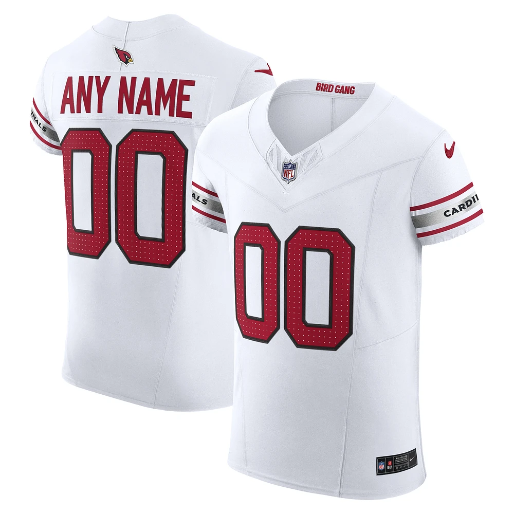 Men's Nike White Arizona Cardinals Vapor F.U.S.E. Elite Custom Jersey