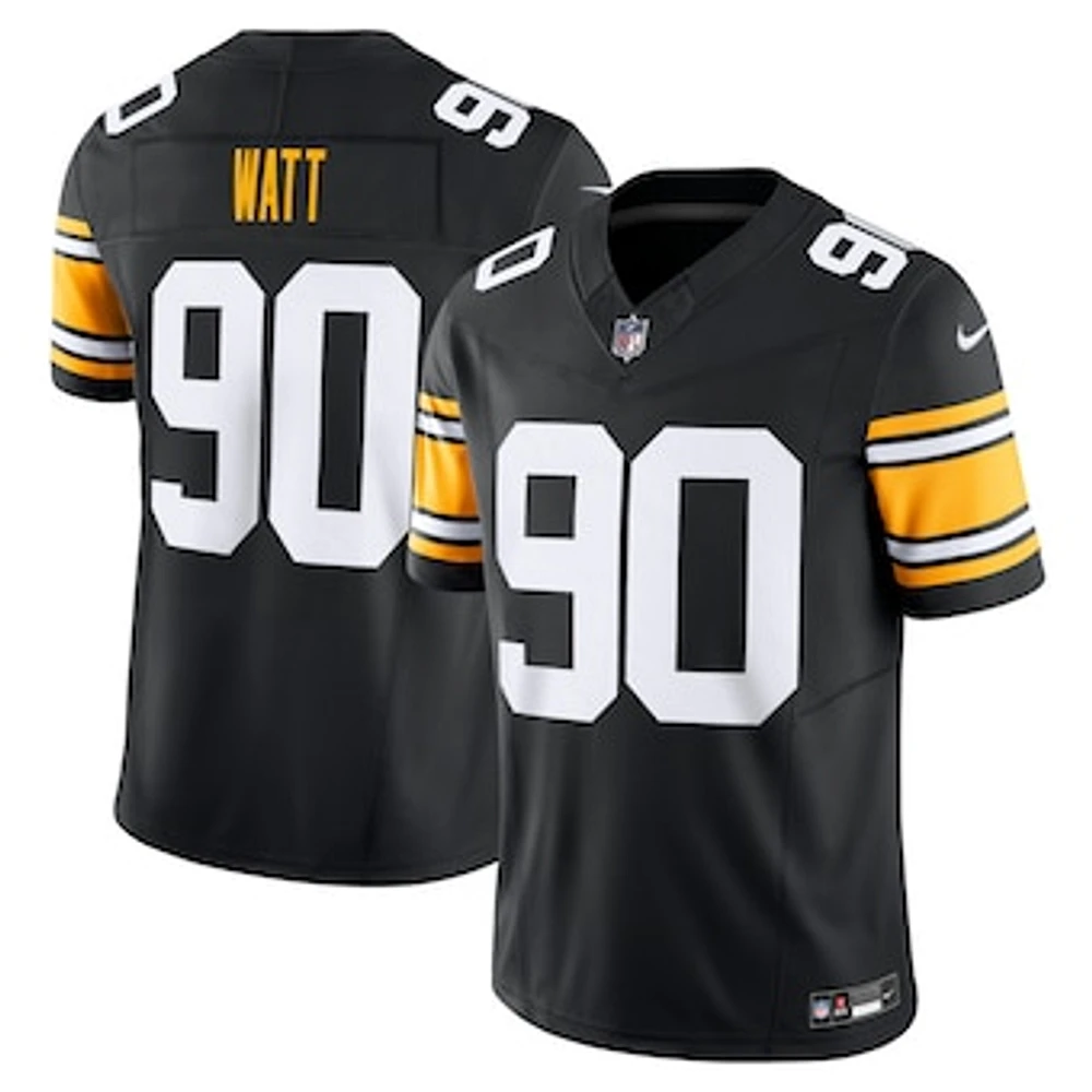 Men's Nike T.J. Watt Pittsburgh Steelers Vapor F.U.S.E. Limited Jersey