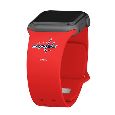 Red Washington Capitals Silicone Apple Watch Band