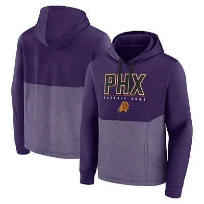 Men's Fanatics Purple Phoenix Suns Successful Tri-Blend Pullover Hoodie