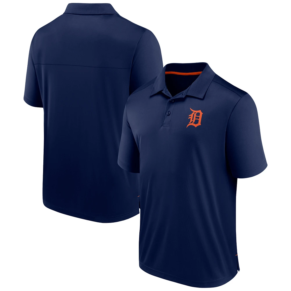 Men's Fanatics Navy Detroit Tigers Fitted Polo