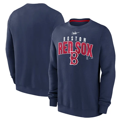 Men's Nike Navy Boston Red Sox Cooperstown Collection Team Shout Out Pullover Sweatshirt
