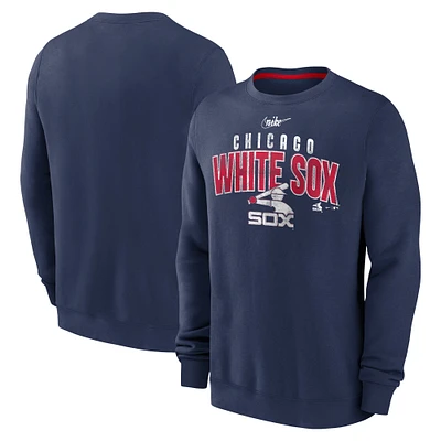 Men's Nike Navy Chicago White Sox Cooperstown Collection Team Shout Out Pullover Sweatshirt
