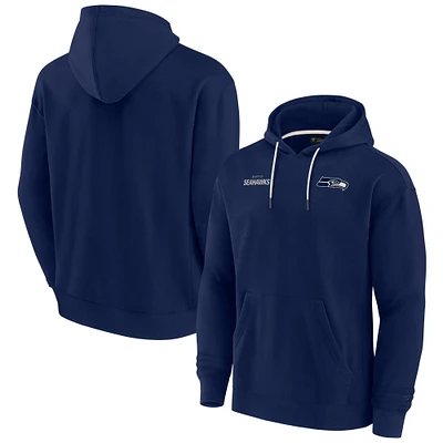 Unisex Fanatics College Navy Seattle Seahawks Elements Super Soft Fleece Pullover Hoodie