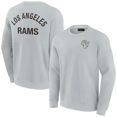 Unisex Fanatics Gray Los Angeles Rams Elements Super Soft Pullover Sweatshirt