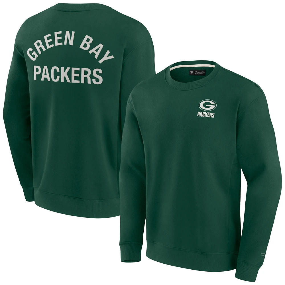 Unisex Fanatics Green Bay Packers Elements Super Soft Pullover Sweatshirt