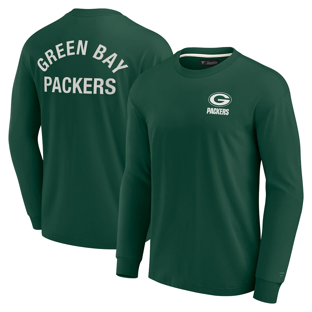 Unisex Fanatics Green Bay Packers Elements Super Soft Long Sleeve T-Shirt