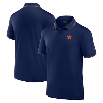 Men's Fanatics Navy Houston Astros Front Office Pique Polo