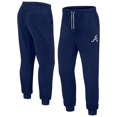 Unisex Fanatics Navy Atlanta Braves Elements Super Soft Fleece Jogger
