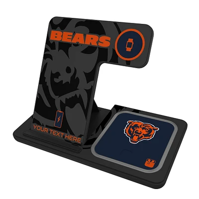 Chicago Bears Personalized 3-in-1 Charging Station