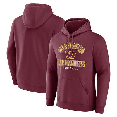 Men's Fanatics Burgundy Washington Commanders Between the Pylons Pullover Hoodie