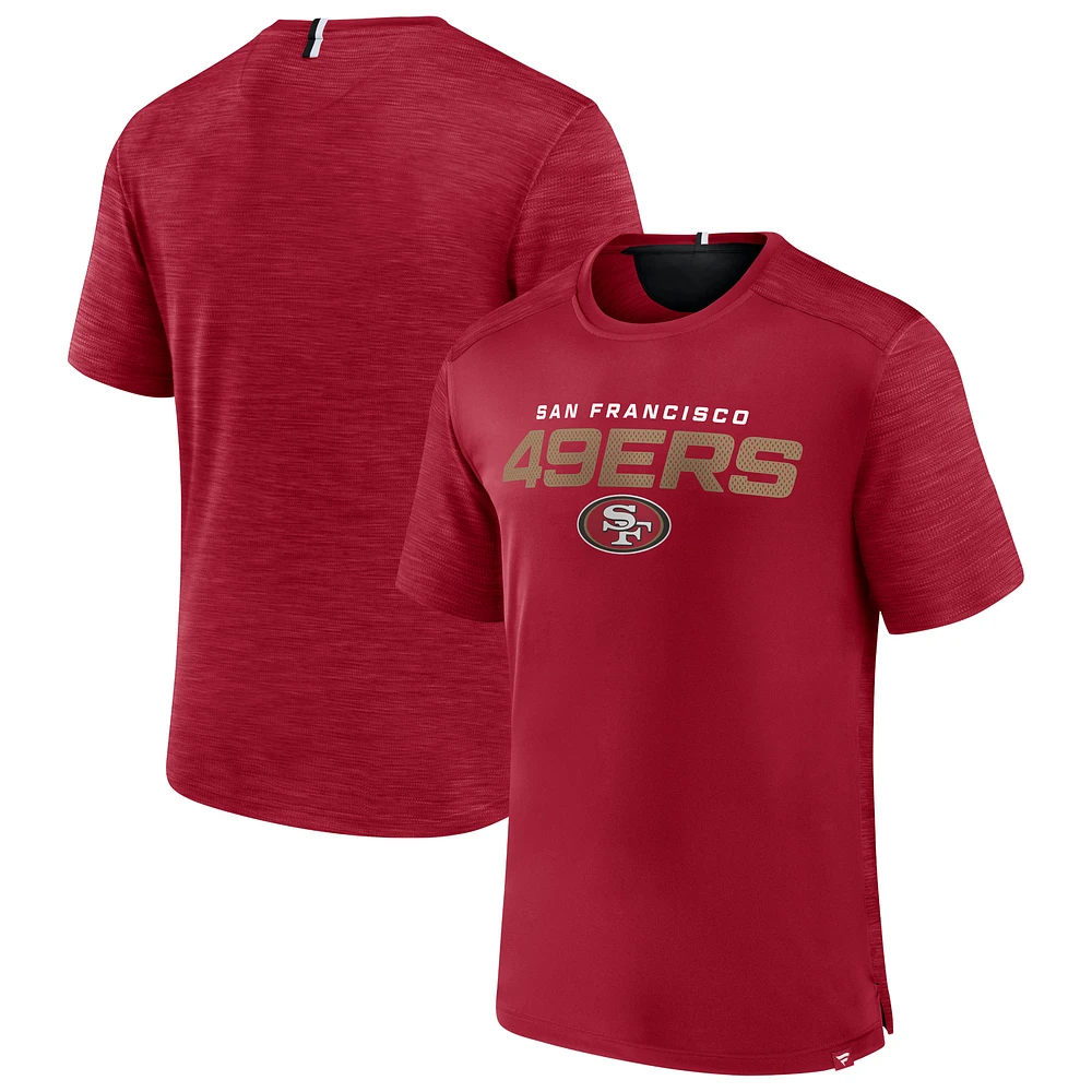 Men's Fanatics Scarlet San Francisco 49ers Defender Evo T-Shirt