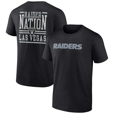 Men's Fanatics Black Las Vegas Raiders Home Field Advantage T-Shirt